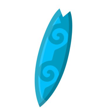 İzole sörf tahtası simgesi