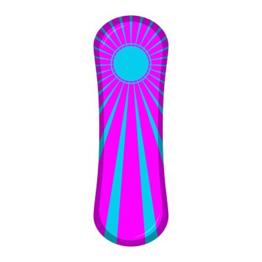 İzole sörf tahtası simgesi