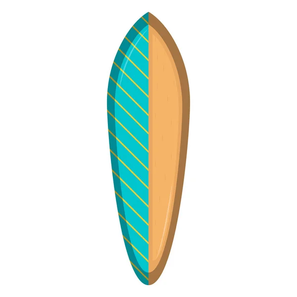 Isolated surfboard icon — Stock Vector