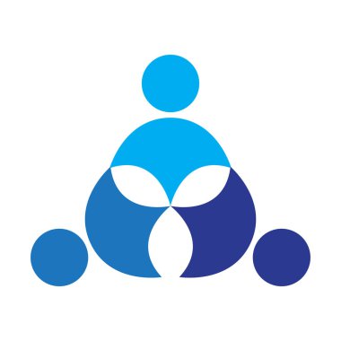 İzole iş ekip çalışması simgesi