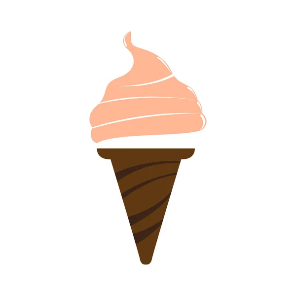 Ícone de sorvete isolado —  Vetores de Stock