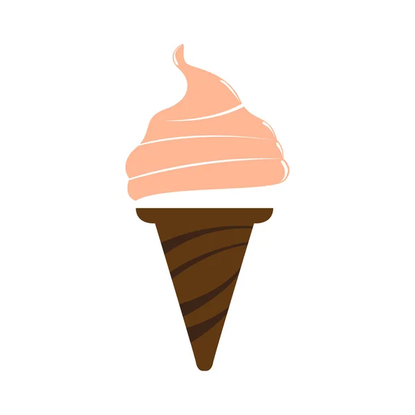 Isolated ice cream icon — Stock Vector