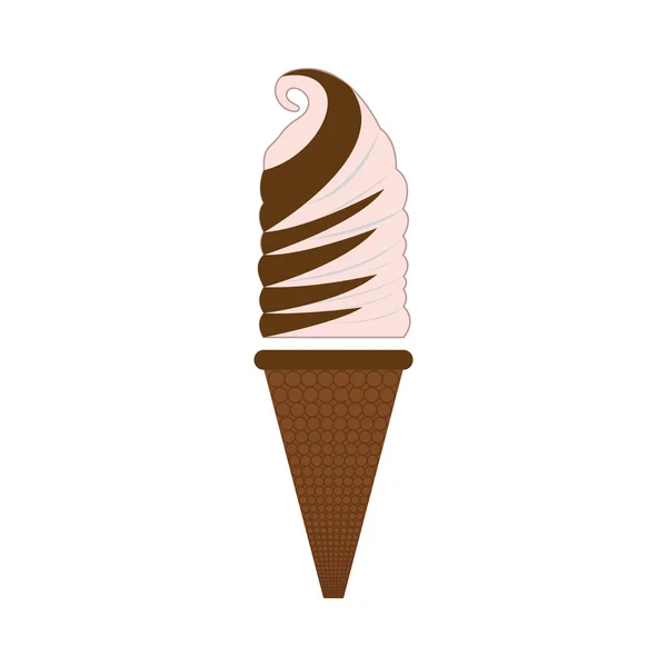 Ícone de sorvete isolado —  Vetores de Stock