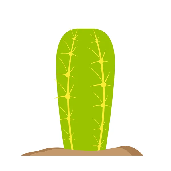 Ikona na białym tle retro Kaktus — Wektor stockowy