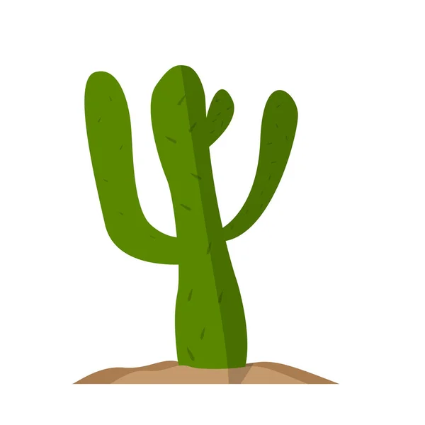 Isolated retro cactus icon — Stock Vector