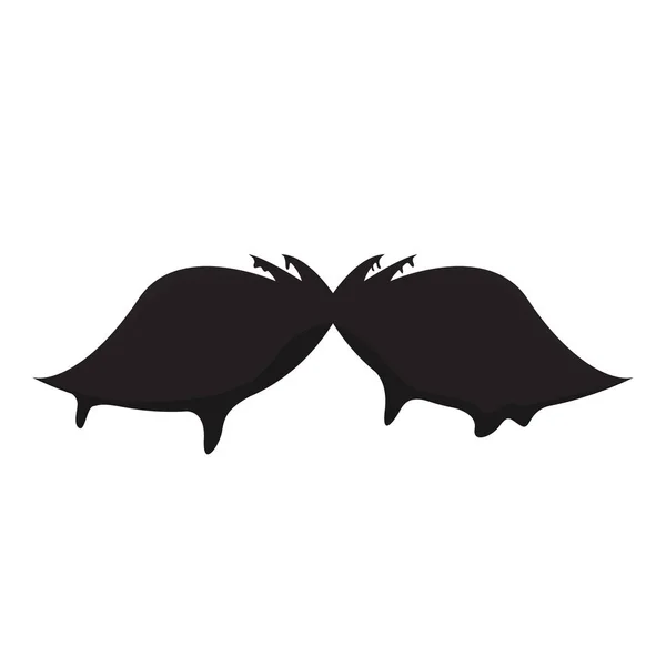 Isolated mustache icon — Stock Vector