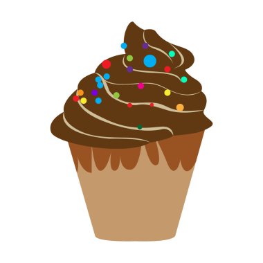 İzole edilmiş kek simgesi