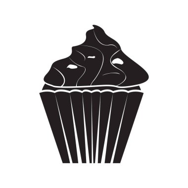 İzole edilmiş kek simgesi