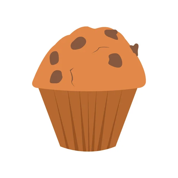 Icône isolée muffin — Image vectorielle