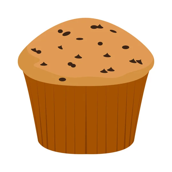 Icono de muffin aislado — Vector de stock