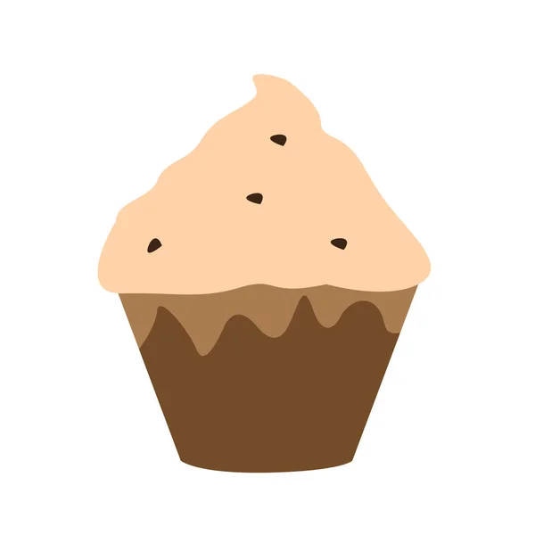 Icono de cupcake aislado — Archivo Imágenes Vectoriales