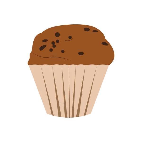 Icono de muffin aislado — Archivo Imágenes Vectoriales