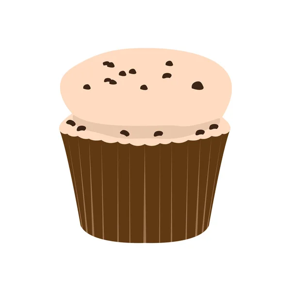 Icono de cupcake aislado — Vector de stock