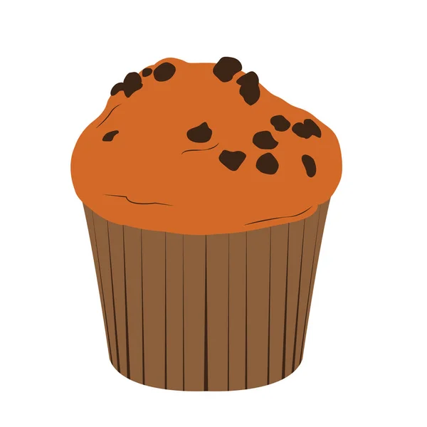 Icône isolée muffin — Image vectorielle