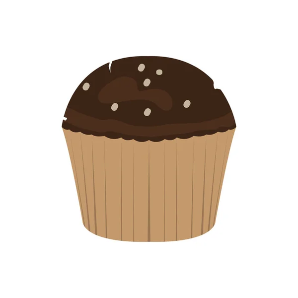 Icône isolée muffin — Image vectorielle