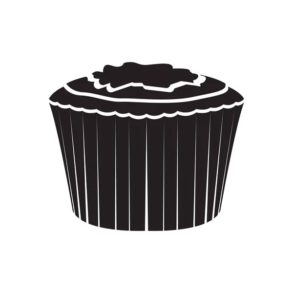 Icono de muffin aislado — Archivo Imágenes Vectoriales