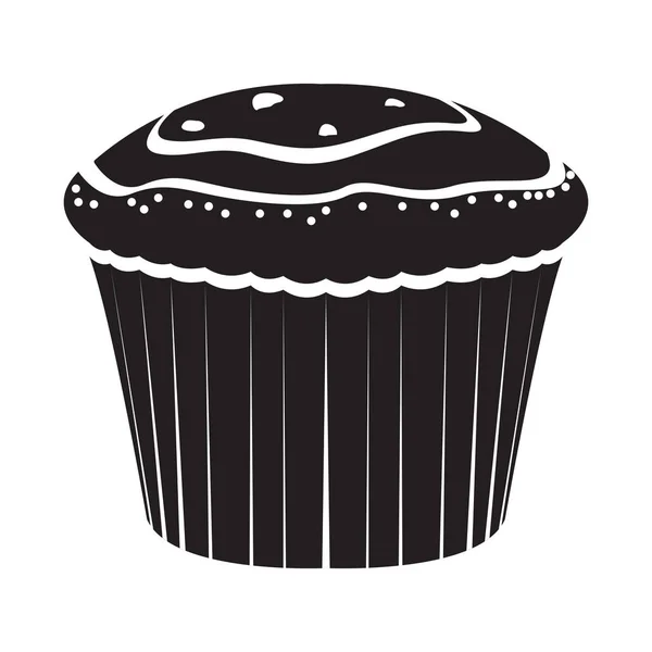 Icône isolée muffin — Image vectorielle