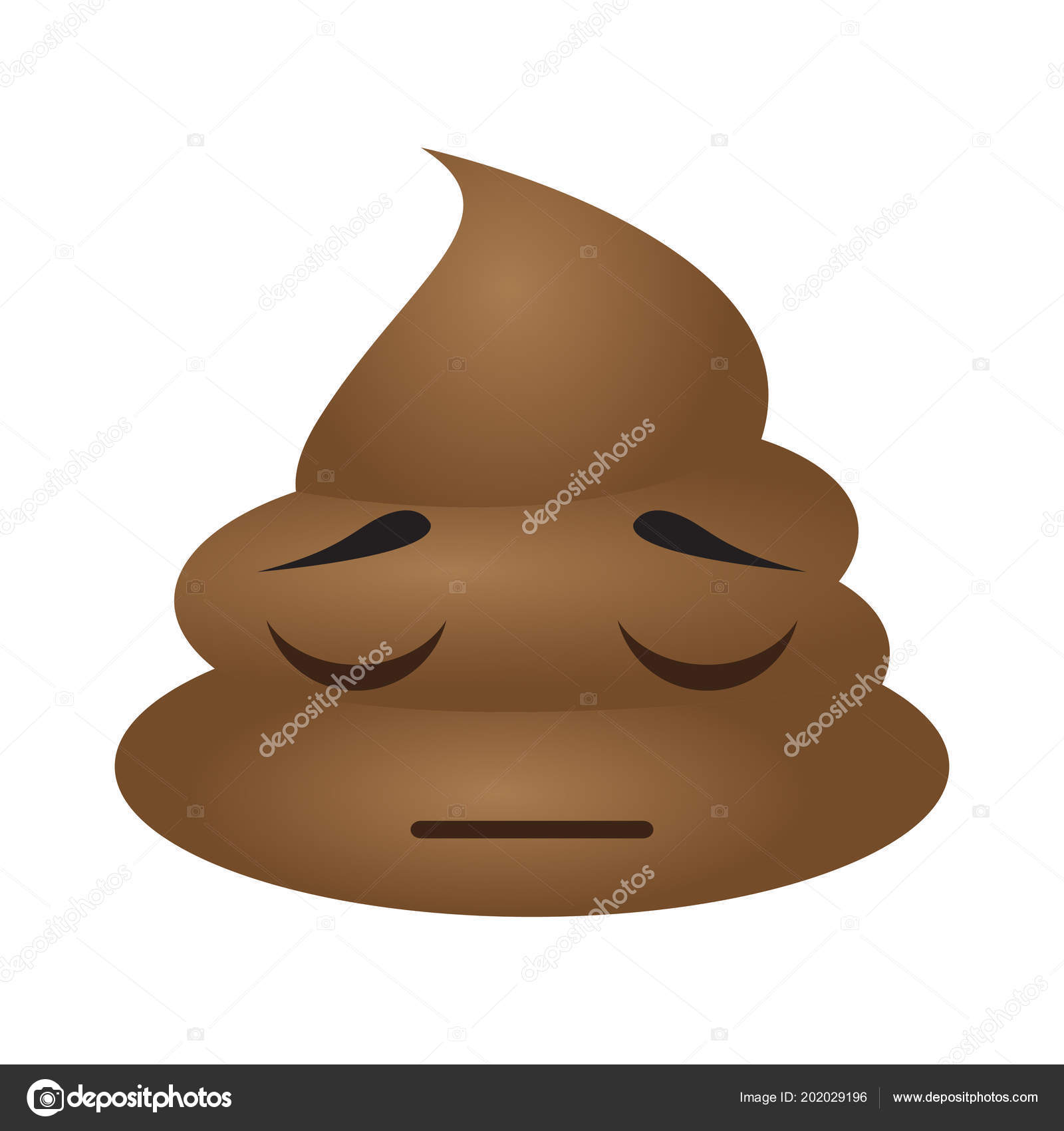 Poop emoji sleeping Stock Vector Image by ©JoKalar01 202029196
