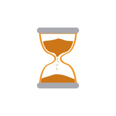 İzole kum saati simgesi