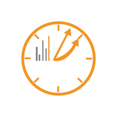 İzole edilmiş saat simgesi