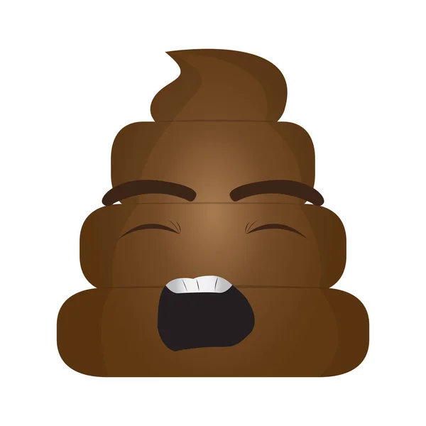 Επίστεγο emoji χασμουρητό — Διανυσματικό Αρχείο
