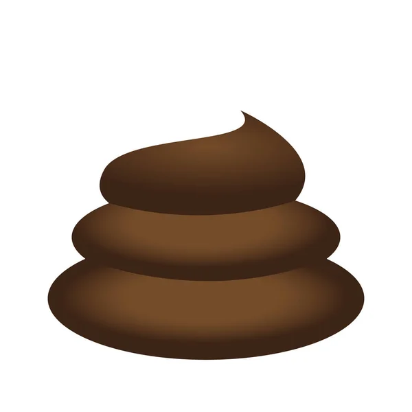 Isolated poop icon — Stock Vector