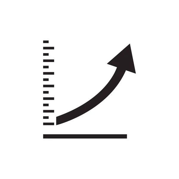 Icono gráfico de negocios — Vector de stock