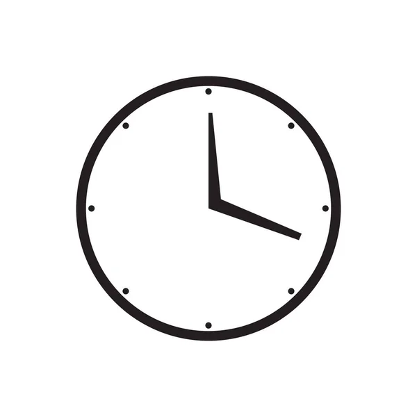 Isolated clock icon — Stock Vector