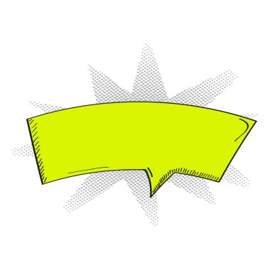 İzole komik konuşma balonu