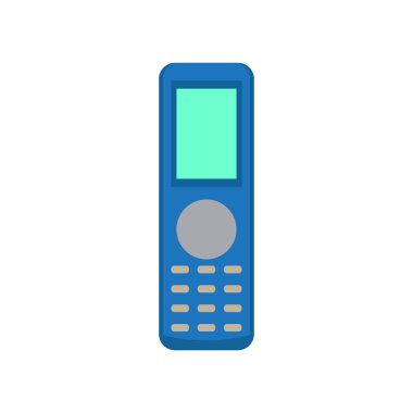 İzole eski cep telefonu simgesi