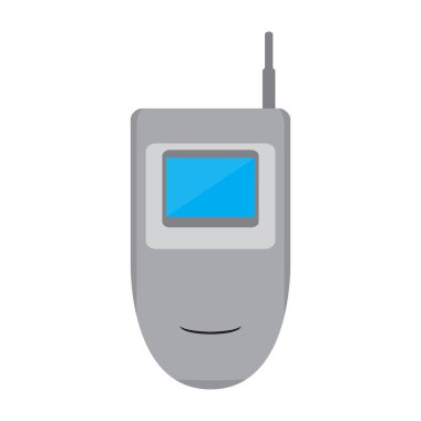 İzole eski cep telefonu simgesi