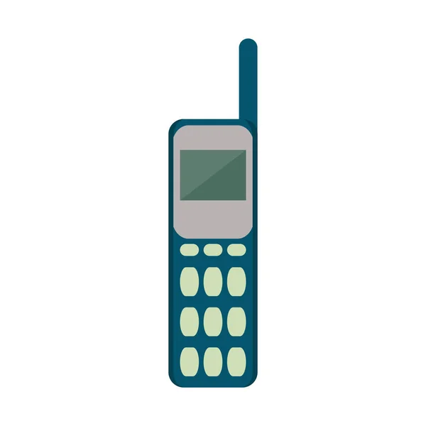Icono de teléfono celular antiguo aislado — Archivo Imágenes Vectoriales