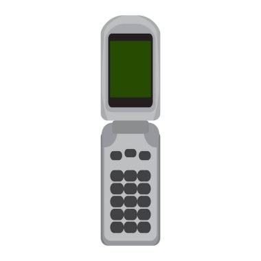 İzole eski cep telefonu simgesi