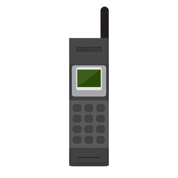 Icono de teléfono celular antiguo aislado — Archivo Imágenes Vectoriales