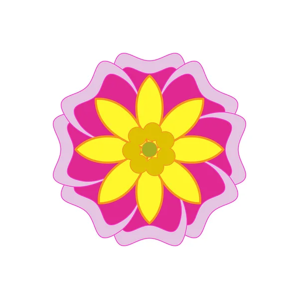 Ayrı bir çiçek simgesi — Stok Vektör