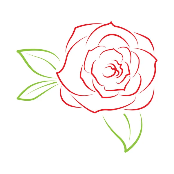 Изолированная розовая икона — стоковый вектор