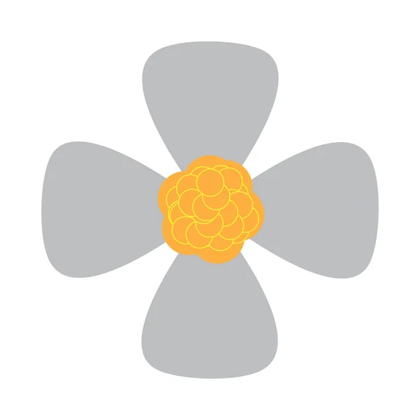 Vereinzelte Blumen-Ikone — Stockvektor