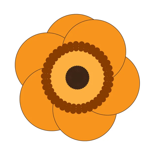 Isolated flower icon — Stock Vector