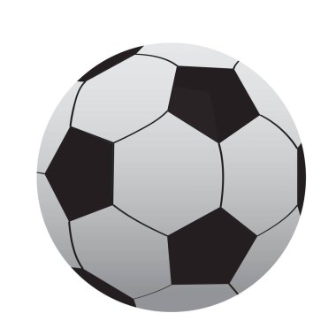 İzole futbol topu simgesini