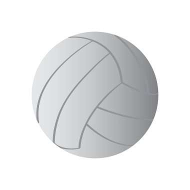 İzole voleybol topu simgesini