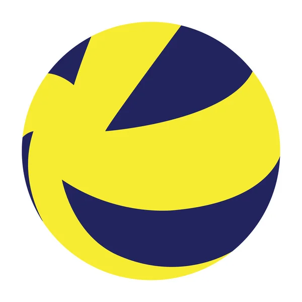 Isolated volleyball ball icon — Stock Vector