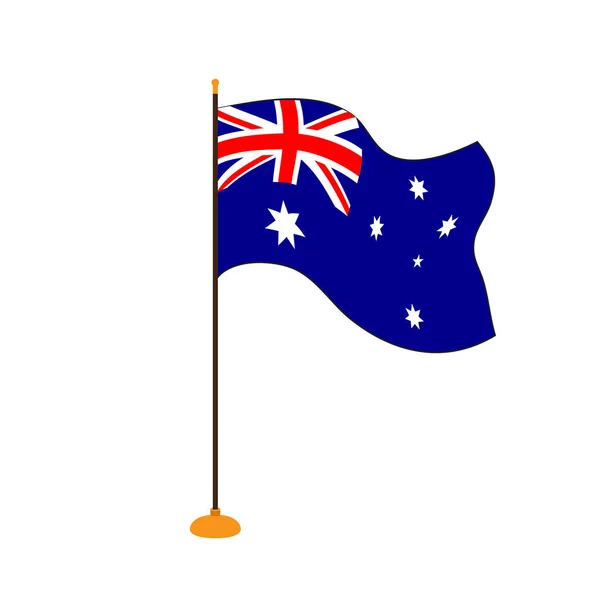 Isolierte Flagge Australiens — Stockvektor