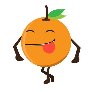 İzole mutlu elma emote