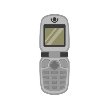 İzole eski cep telefonu simgesi