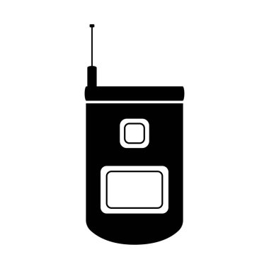 İzole eski cep telefonu simgesi