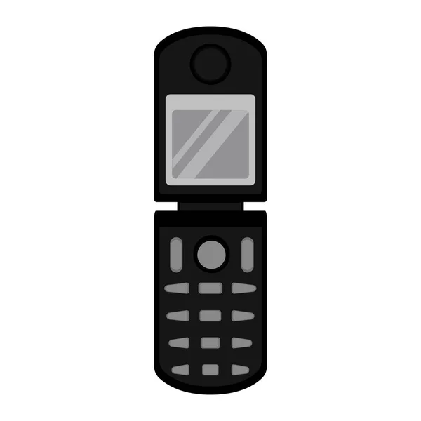 Изолированная старая икона мобильного телефона — стоковый вектор
