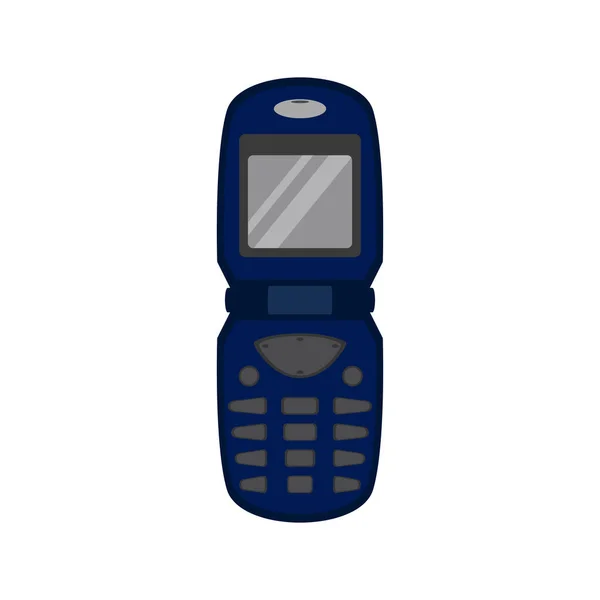 Geïsoleerde oude cellphone-pictogram — Stockvector