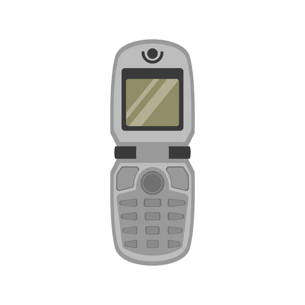 Geïsoleerde oude cellphone-pictogram — Stockvector