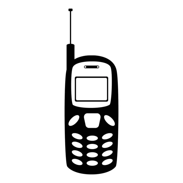 Isolated old cellphone icon — Stock Vector