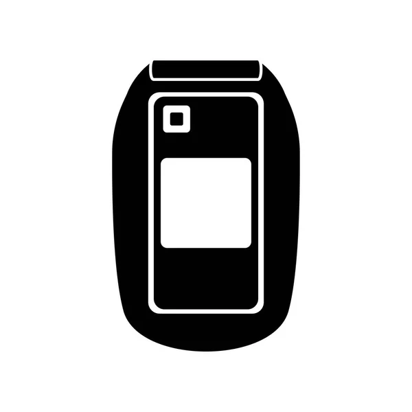 Geïsoleerde oude cellphone-pictogram — Stockvector